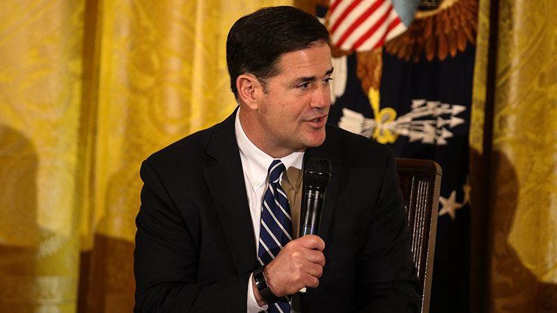 Ducey joins Arizona sheriffs at White House event defending ICE agents